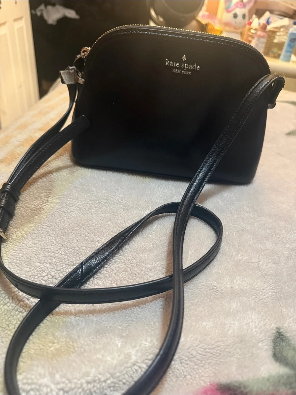 kate spade Black Dome Crossbody Bag